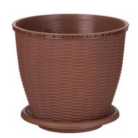 85CM DONICZKA RATTAN 6 L BRĄZ