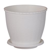 85CM DONICZKA RATTAN 9 L BIAŁA