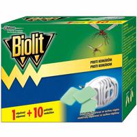 BIOLIT Elektrický odparovač so suchou náplňou proti komárom 10 ks