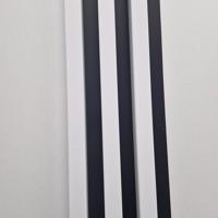 Dekoračny lamelovy panel MDF/HDF Biely 41x190x2750