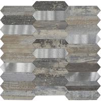 Dekoračný samolepiaci panel Mood Wood Silver