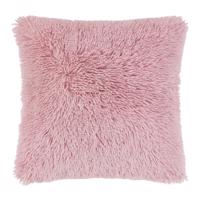 Dekoračný vankúš Fluffy, 45/45cm, ružová
