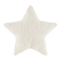 Dekoračný vankúš Star, 43/40/8cm, biela