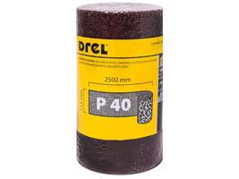 DREL Brúsny papier na kotúči 115mm x 2,5 m P40 CON-MRY-1104
