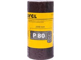 DREL Brúsny papier na kotúči 115mm x 2,5m P80 CON-MRY-1108