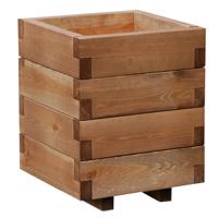 Drevený obal na kvety Domino I s vložkou