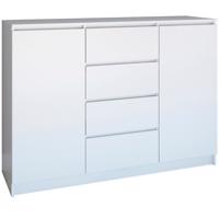 Komoda 2D4S 120 Biely Mat