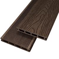 Kompozitná terasová doska MERCADO Premium hnedá 2200x140x20 mm