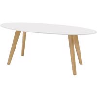 Konferenčný stolík  Frida 112X56X43.5 Biela / Prírodná