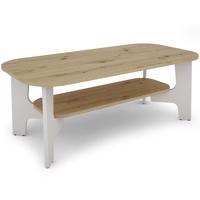 Konferenčný stolík Palermo 110x55 Artisan/Biela