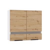 Kuchynská skrinka Elena WS80 SP cargo artisan/čierny hrášok