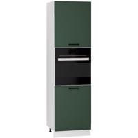 Kuchynská skrinka Emily D60PK 2133 PL zelená mat