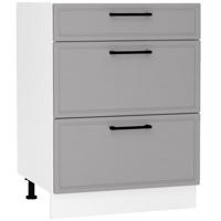 Kuchynská skrinka Emily D60S/3 Dast Grey