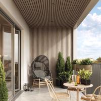 Lamelovy panel FRONTO V-BLACK Svetly dub 0,25x2,95M