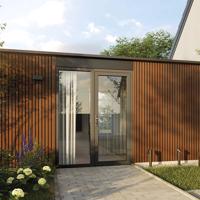 Lamelovy panel FRONTO V-BLACK Zlaty dub 0,25x2,95M