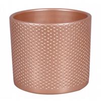 Obal na kvetináč Zeus Dots 13 cm ružový