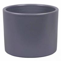 Obal na kvetináč ZEUS PALETE keramický tmavosivý matný 19 cm