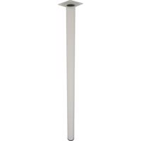 Okrúhla nábytková noha 70 cm biela