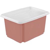 Otočný box s vekom červený 35x20,5x15 7l 437