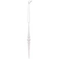 Ozdoba cencúle biele 2 ks 16 cm 192304