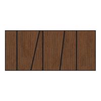 Panel frézovaný Slant Wenge 65x29 cm MDF