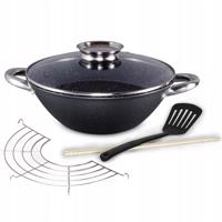 Panvica WOK liatinová 11 cm s pokrievkou