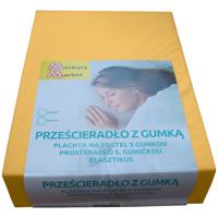 Plachta na posteľ jersey 200x220  kol. 5103 horčica