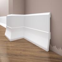 Podlahová lišta  Elegance LPC-35-T101 biely satin