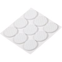 Podložky pod nábytok samolepiace  biele 21 mm 9 ks