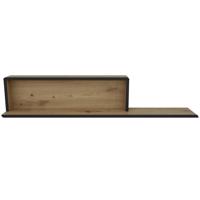 Polička Capannoli 120 dub artisan/čierna