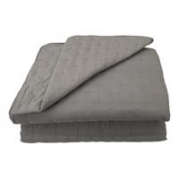 Prikrývka na posteľ Alma 220x250 tmavo šedá Merkury Home
