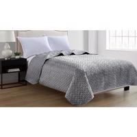 Prikrývka na posteľ Velvet D8 šedá 170x220