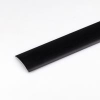 Profil podlahový samolepiaci hliník brúsený čierny 3,2x30x900 mm