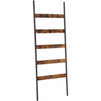 Rebrík Rustic 2 hnedý/čierny 60x176 cm