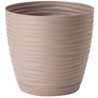 Sahara Petit okrúhly s podstavcom 11 cm taupe