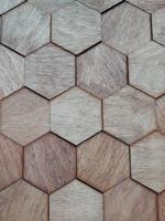 Šesťhranný Dekoratívny Panel Mahagón 18 cm