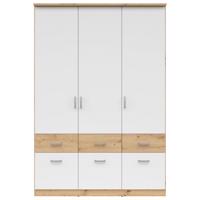 Skriňa Brando 136cm Dekor Dub Artisan/biela Matná
