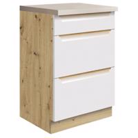 Skrinka do kuchyne Glamour9d White