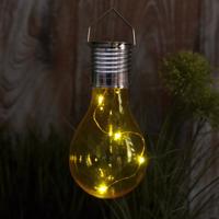 Solárna lampa GLE90899 LED – METAL, D:  8cm, H: 15cm
