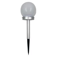 Solárna lampa GUĽA RGB 10CM SILVER EKO0613