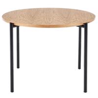 Stôl Morgan 120 Mdf/Oceľ – Dub Zlatá/Čierna