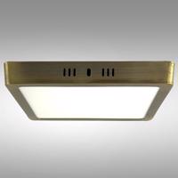 Stropnica LED BLOCK 24W 4200K štvorec satén