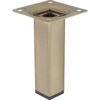 Štvorcová nábytková noha 10 cm inox