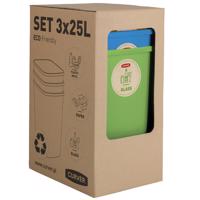 Súprava košov na triedenie odpadu 3x25l 249842
