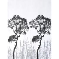 Textilný záves 150x200 mm W03391 stromy