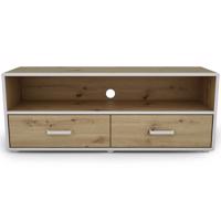 TV stolík capannoli 120 2s dub artisan/biela