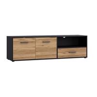 TV stolík Mokkaro černá/dub catania 042025