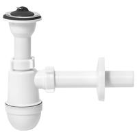 Umývadlový fľašový sifón Ø 32 mm kovové sitko 1324
