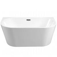 Voľne stojaca vaňa prístenná Vica New 170/80 + sifón klik klak s prepadom slim chróm