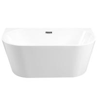 Voľne stojaca vaňa prístenná Vica New 170/80 + sifón klik klak s prepadom slim čiernym